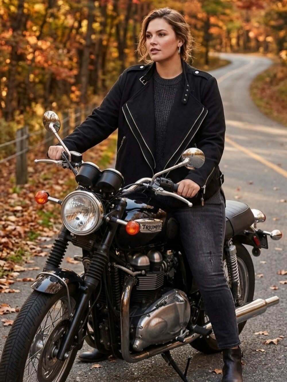 NWT ELOQUII Black Moto Biker Jacket 22 Stretch Ponte Asymmetric Zip Buckle Cuffs
